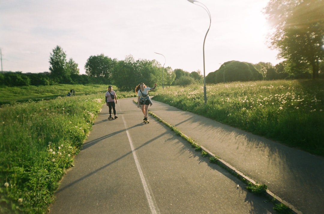 Photo Running outdoors